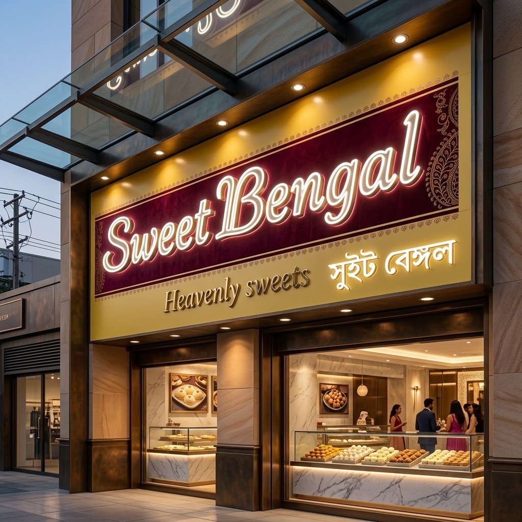 Sweet Bengal Signage